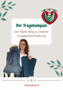 Deckblatt des Angebots 'Tragekompass' von SchaukelHerz – der Wegweiser für sicheres und bequemes Babytragen.