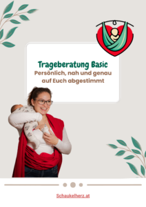 Trageberatung Basic – persönliche Trageberatung mit Baby für einen sicheren und ergonomischen Start ins Tragen.