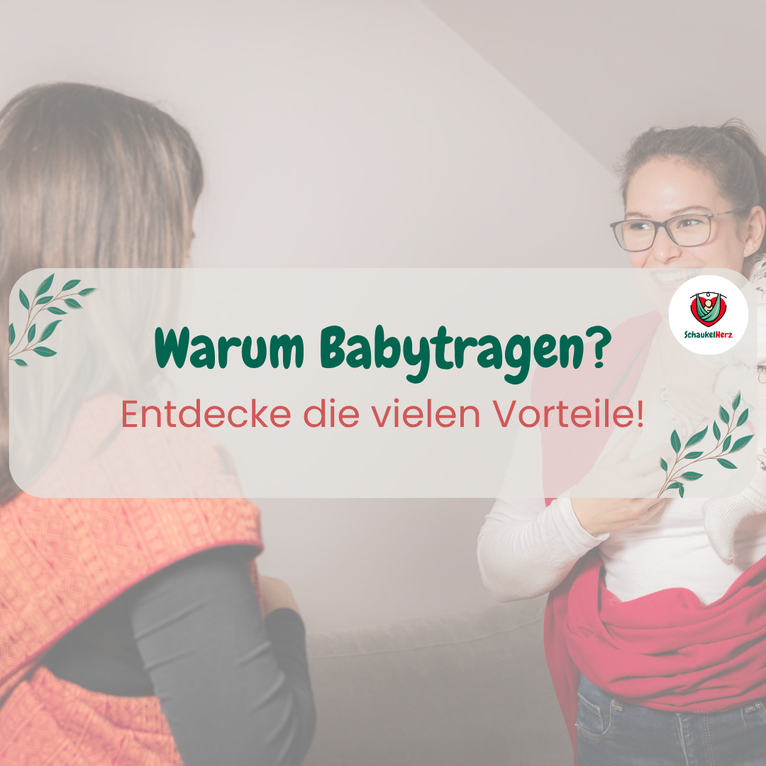 Mutter trägt ihr Baby in einer ergonomischen Trage – Nähe, Geborgenheit und Komfort.